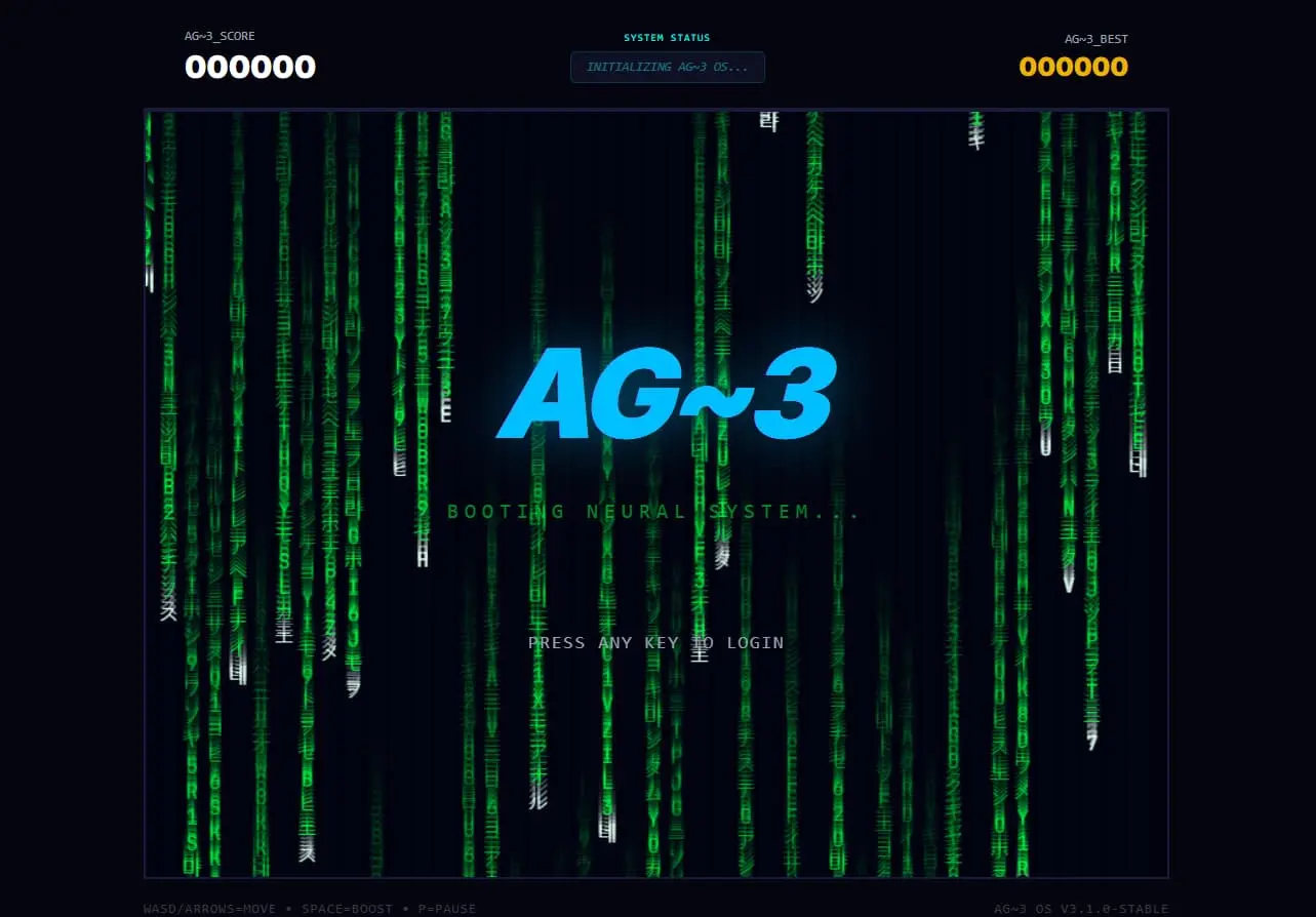 Ag3 Snake Game Project  Web App Frontend Built with HTML CSS JS by Saurabh
