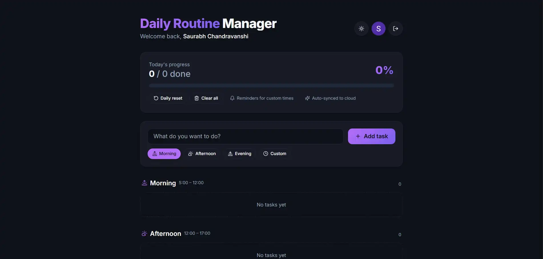 Routify Web App Project   Web App Frontend Built with HTML CSS JS by Saurabh