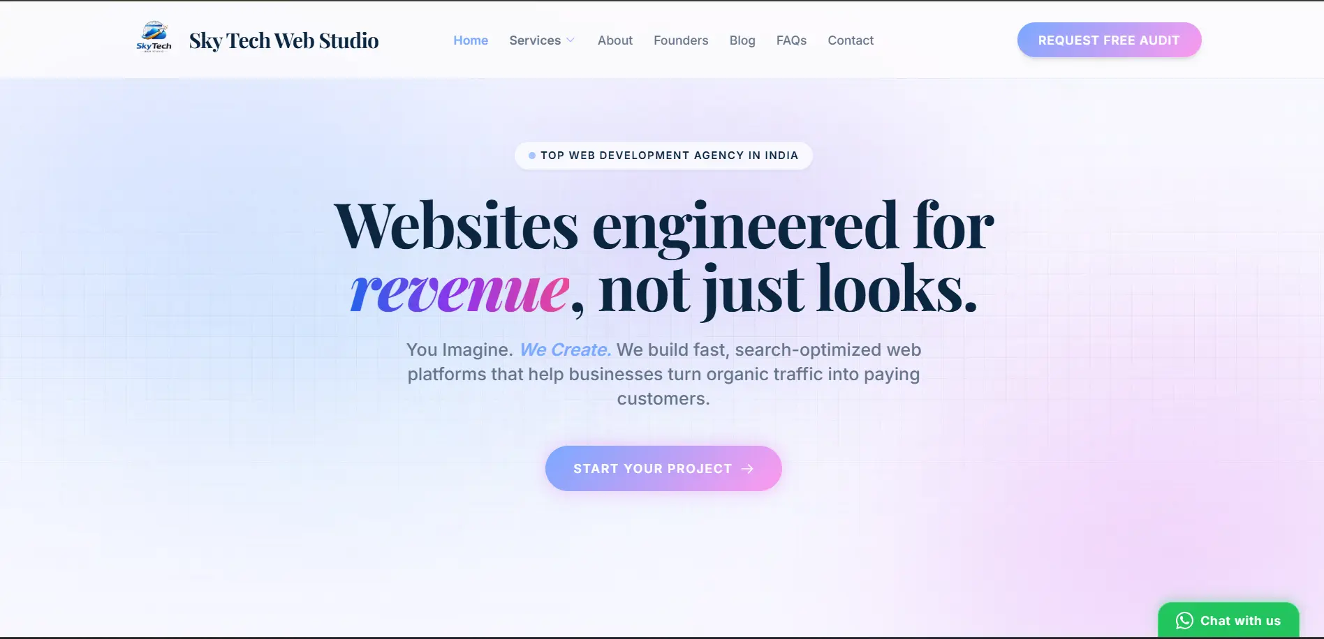 Sky Tech Web Studio - Custom Web Development & Digital Solutions by Saurabh Chandravanshi